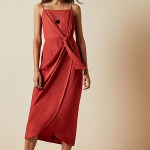 NWT Ted Baker Laani Dress in “Dark Brown” UK 2